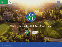 Tablet Screenshot of golfclub-stuttgart.com